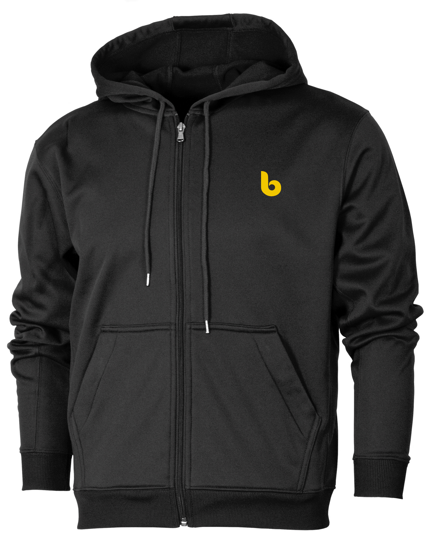 Zip Up Hoodie - Custom Black