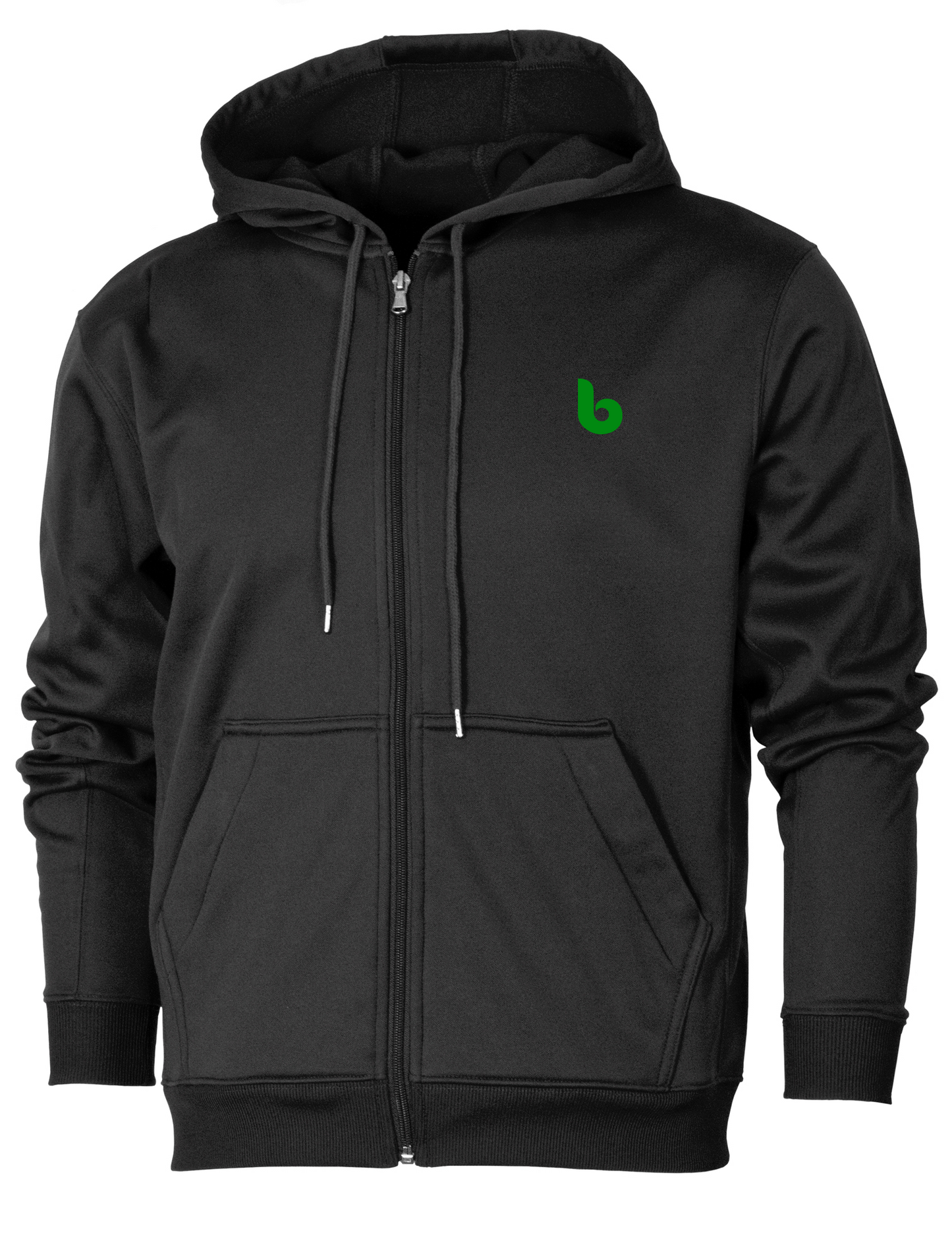 Zip Up Hoodie - Custom Black