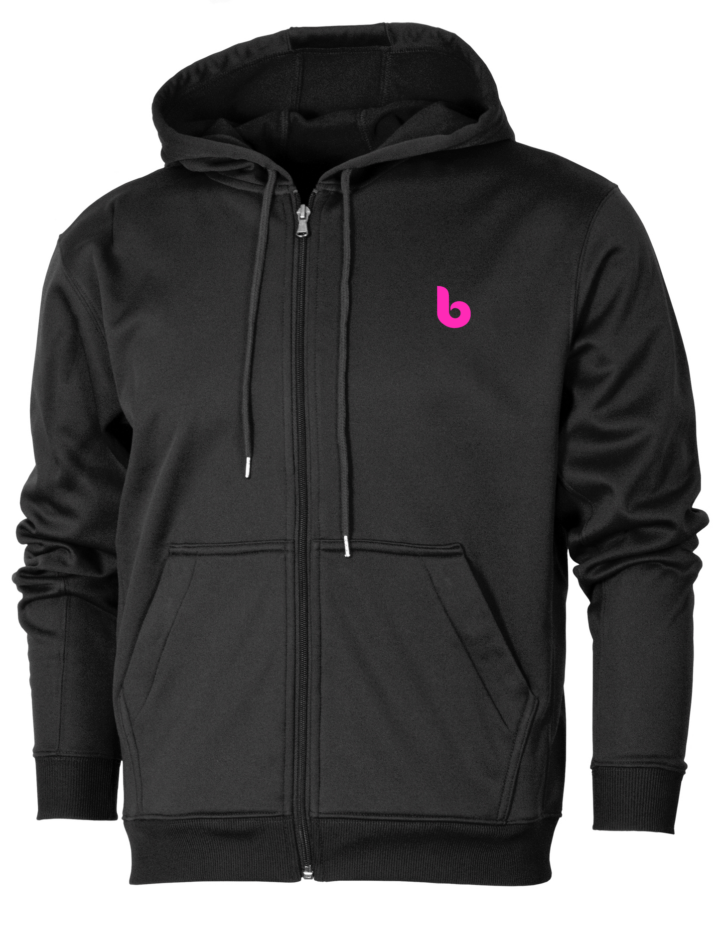 Zip Up Hoodie - Custom Black