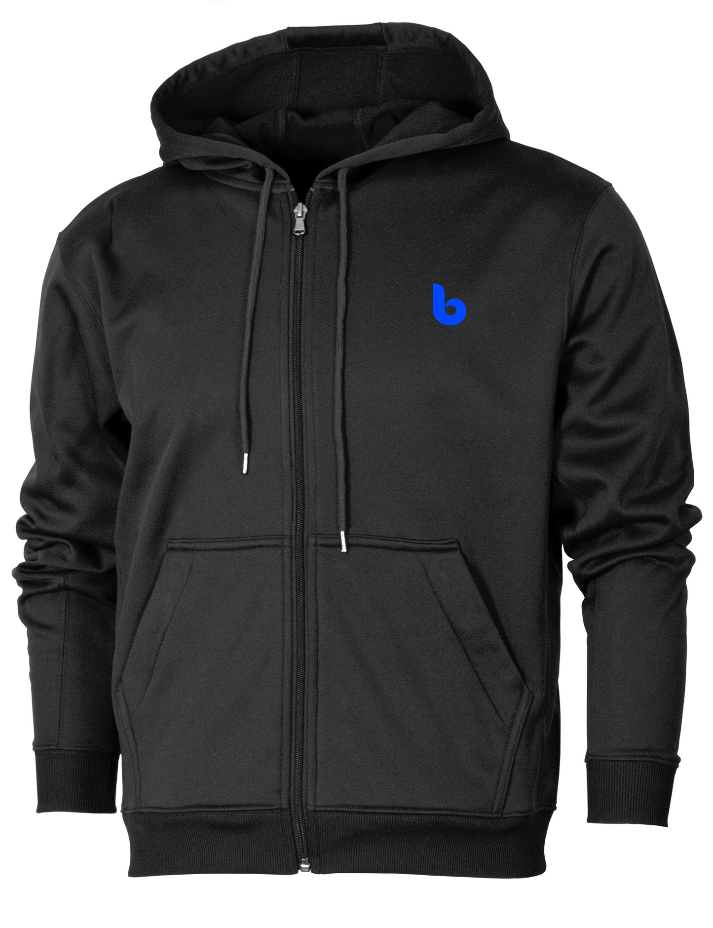 Zip Up Hoodie - Custom Black