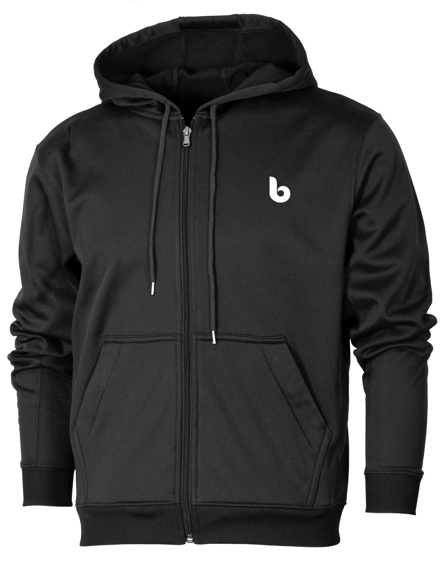 Zip Up Hoodie - Custom Black