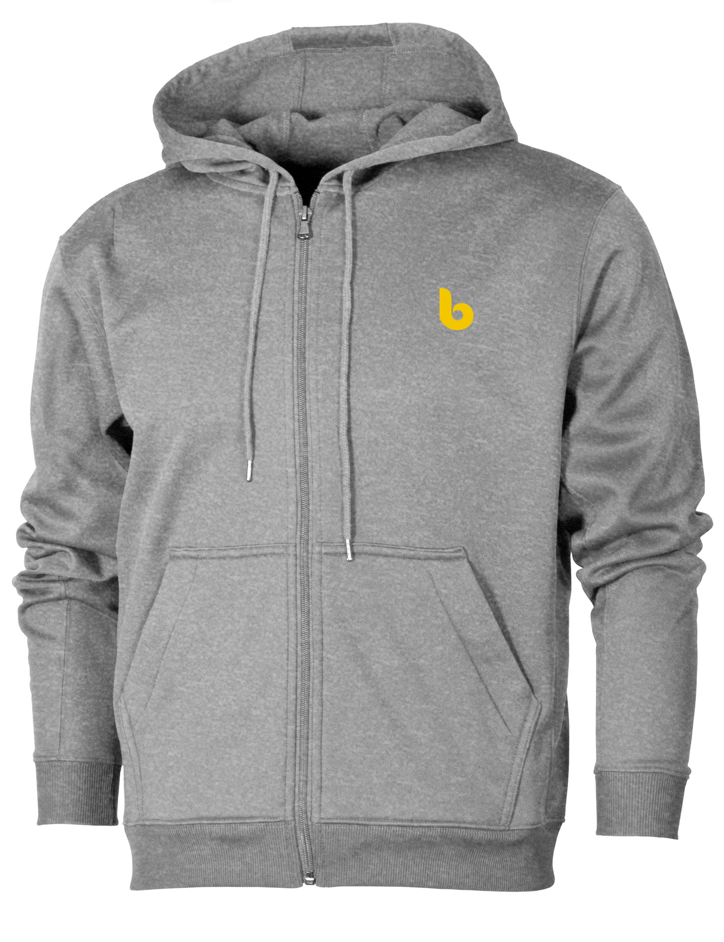 Zip Up Hoodie - Custom Gray