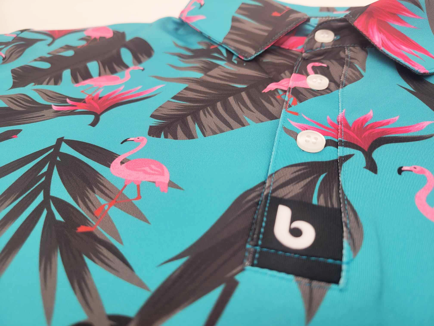 Flamingos Golf Polo