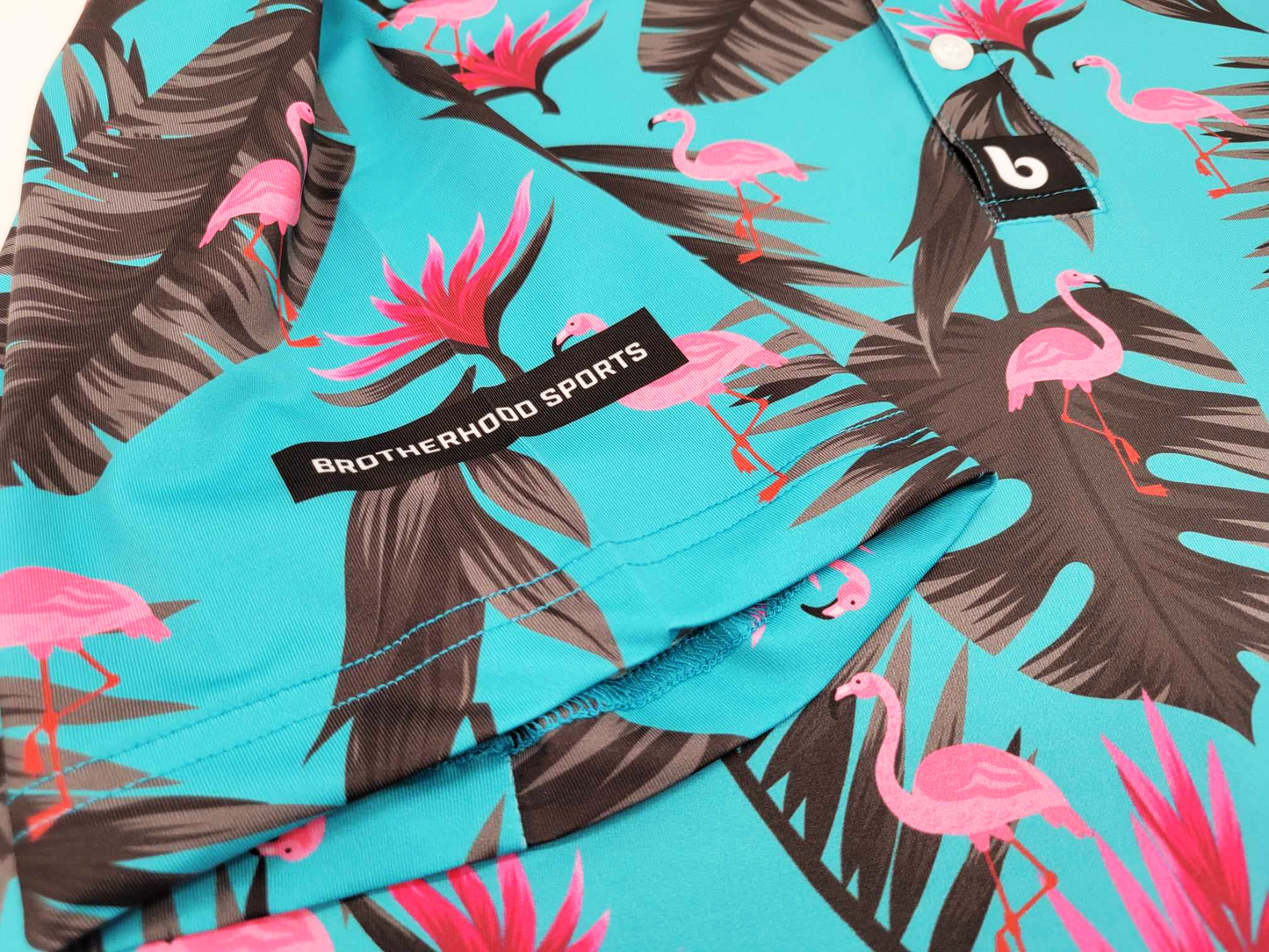 Flamingos Golf Polo