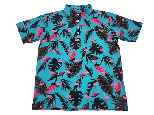 Flamingos Golf Polo