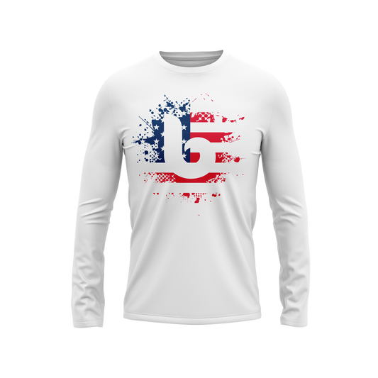 B Splatter Flag Semi Dye
